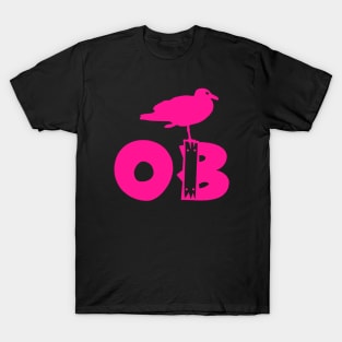 Ocean Beach Stumpy Pink T-Shirt